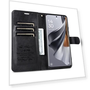 Leather Case Magnetic Clasp Wallet Stand Phone Cover — Basic Cases, Smartwatch 2025