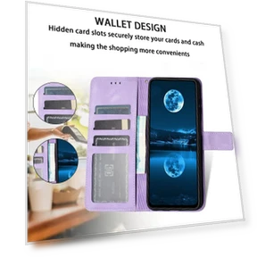 Leather Case Wallet Phone Cover with Strap — Basic Cases, Smartwatch 2025