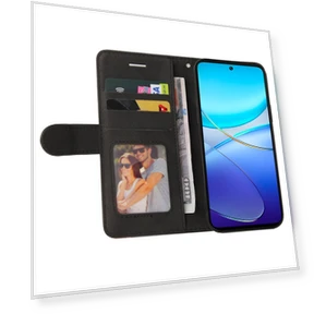 Leather Case Wallet Stand Color Splicing Phone Cover — Phone Accessories, Smartwatch 2025