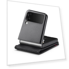 Leather Phone Case with Carbon Fiber Texture — Phone Accessories, Smartwatch 2025