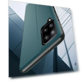 Leather Stand Case with Viewing Window — Phone Accessories, Smartwatch 2025