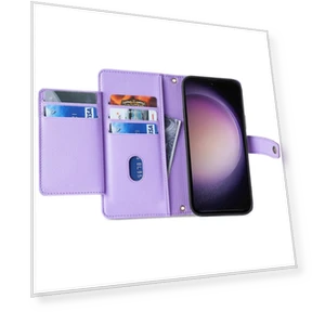Leather Wallet Stand Case — Phone Accessories, Smartwatch 2025