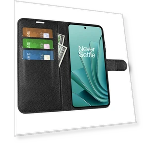 Litchi Texture Wallet PU Leather Phone Case Stand Cover — Phone Accessories, Smartwatch 2025