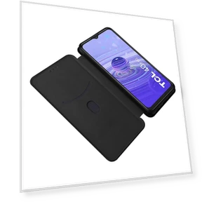 Magnetic Auto-absorbed Carbon Fiber Texture Phone Case — Flip Cases, Smartwatch 2025