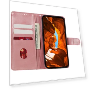 Magnetic Clasp Leather Wallet Phone Cover — Flip Cases, Smartwatch 2025