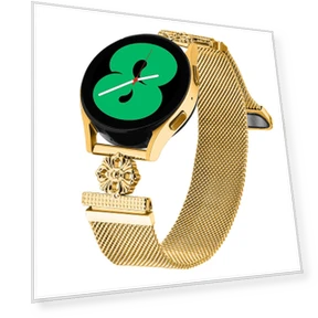 Milanese Band Flower Stainless Steel Magnetic Mesh Watch Strap — Fitness Bands, Smartwatch 2025