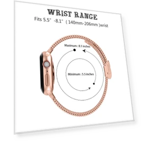 Milanese Stainless Steel Magnetic Mesh Watch Band — Bands, Smartwatch 2025