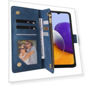 Multiple Card Slots Leather Phone Case Wallet Stand with Magnetic Clasp — Flip Cases, Smartwatch 2025
