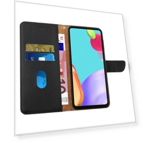 Nappa Texture Wallet Case with Stand — Phone Accessories, Smartwatch 2025