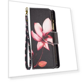 Pattern Printing Zipper Leather Case — Phone Accessories, Smartwatch 2025