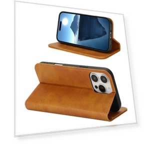 PU Leather Calf Textured Magnetic Closing Smart Phone Cover — Basic Cases, Samrtwatch Bands Straps