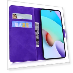 PU Leather Phone Case with Wallet Tiger Pattern Imprinted Stand — Flip Cases, Smartwatch 2025