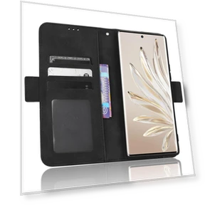 PU Leather Phone Shell with Multiple Card Slots and Stand — Flip Cases, Smartwatch 2025