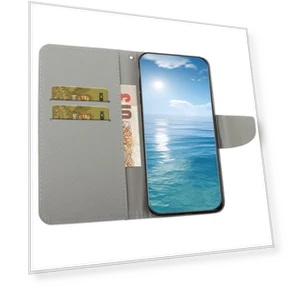 PU Leather Stand Pattern Phone Case with Wallet — Phone Accessories, Smartwatch 2025
