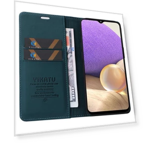 PU Leather Wallet Stand Case — Phone Accessories, YIKATU
