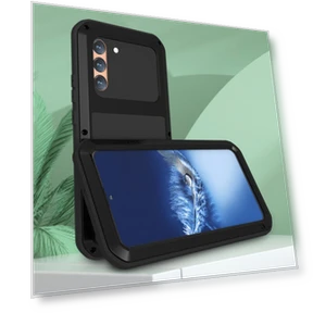 Shockproof Phone Case with Tempered Glass Screen Protector — Phone Accessories, LOVE MEI