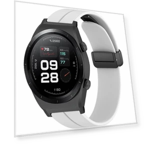 Soft Silicone Watch Strap with Magnetic Buckle — Fitness Bands, Smartwatch 2025