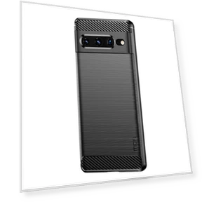 Soft TPU Back Cover Carbon Fiber Texture — Screen Protectors, Smartwatch 2025