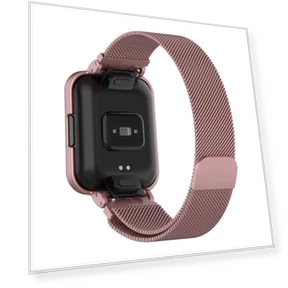 Stainless Steel Band Milanese Magnetic Wrist Strap with Watch Case — Bands, Smartwatch 2025