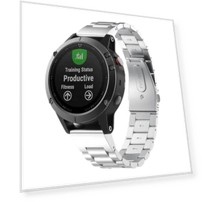 Stainless Steel Watchband with Folding Clasp — Bands, Smartwatch 2025