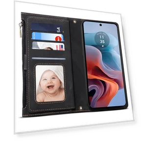 Star Series Wallet Zipper PU Leather Phone Cover — Flip Cases, Smartwatch 2025