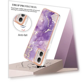 TPU Case with IMD Marble Pattern Electroplated Back Cover — Basic Cases, Smartwatch 2025