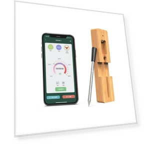 Wireless Meat Thermometer with Remote Control — Thermometers, Leisure outdoor