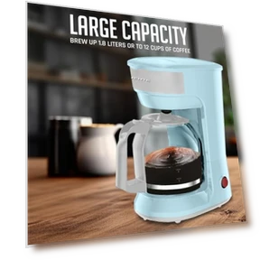 12-Cup Drip Coffee Maker — Coffee Makers, OVENTE