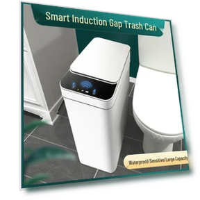 Automatic Smart Induction Trash Can — Kitchen Cans, Deals Supermarket