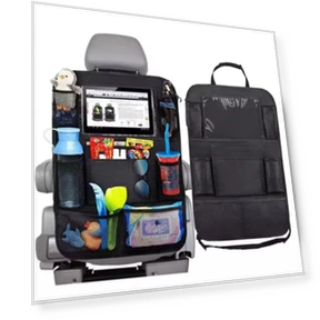 Car Backseat Organizer with Touch Screen — Seat Back, Makeup Retailer