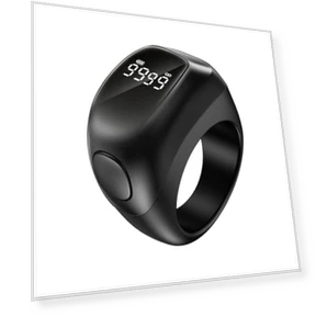 Digital Tasbeeh Counter Ring — Smart Rings, OUD Bukhoor