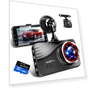 Dual Camera Dash Cam — Dashboard Cameras, SAMURAI STYLE