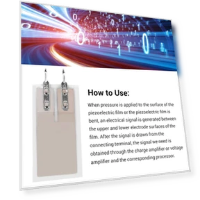 High Sense Sensor Flexible Polymer Film Sensor — Acceleration
