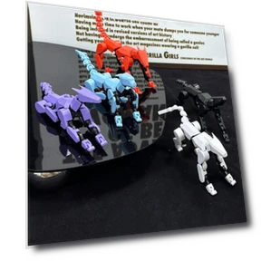 Movable Dog Figures Shapeshift Multi-Jointed Dog Lucky Character Robot — Dolls & Figures, shengtukeji