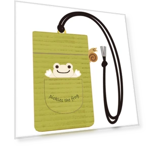 Pickles the Frog Corduroy Smartphone Sacoche — Phone Charms, Nakajima Corporation