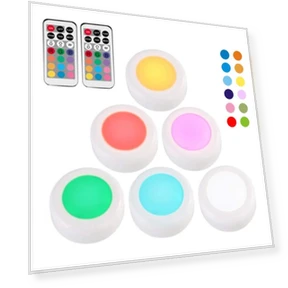 RGB 13 Color LED Closet Light — LED Strips, Kitchen artifact