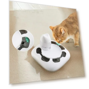 Roller Track Cat Teasing Toys Electric Automatic Pet Feeder — Cat Playthings, Sntyjrmr