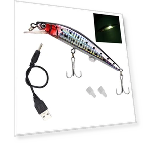 Smart Fishing Lures — Artificial Bait, Pale Blue