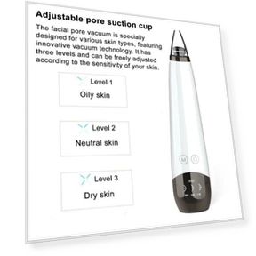 Vacuum Pore Cleaner — Blackhead & Blemish Removers, Beautiful secret