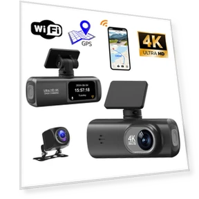 4K Dual-Channel Dash Camera — Dashboard Cameras, Deals Depot
