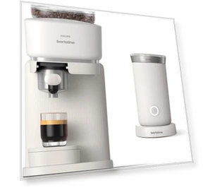 Baristina Espresso Machine with Milk Frother — Coffee & Espresso Combos, Philips