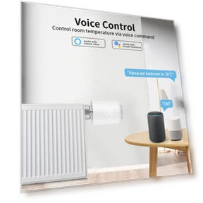 Customizable Schedule Function Tuya Zigbee Radiator Valve Actuator — Home Climate Control, Lingmei