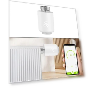 Customizable Schedule Tuya Zigbee Radiator Actuator Valve Temperature Controller Heating System — Home Climate Control, Ruihang