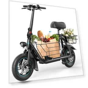 Electric Scooter with Seat — Electric Self-Balancing Scooters, URBANMAX