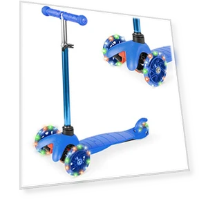 Kids Mini Kick Scooter with Light-Up Wheels — Electric Vehicles, Best Choice Products