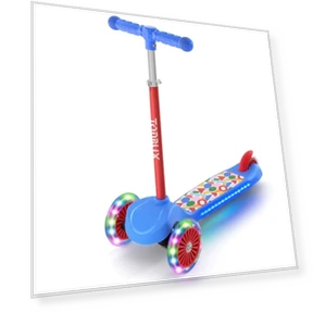 Kids Scooter with Light-Up Deck and Wheels — Push Scooters, TONBUX