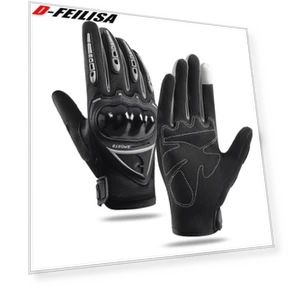 Motorcycle Gloves with Full Finger and Touchscreen — Gloves, Freedom Outdoors