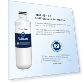 Replacement Water Filter — Refrigerator Filters, GLACIER FRESH