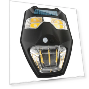 5-Speed Adjustable Solar LED Wall Light — Garden Illumination, ZCXU