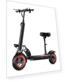 Electric Scooter with Seat — Push Scooters, Pikabike